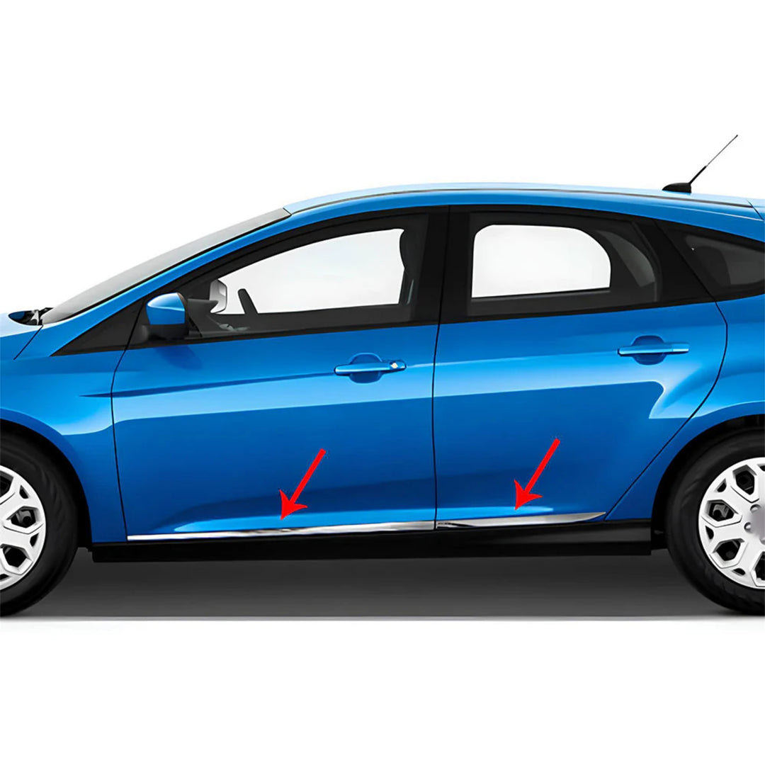 Fiat Fullback Yan Kapı Çıtası - Krom (4 Parça) | 2016 ve Sonrası