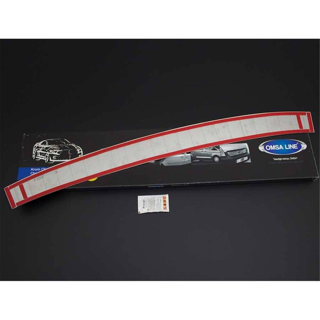 Ford Courier Arka Tampon Eşiği - Krom Taşlı | 2014-2023 Arası