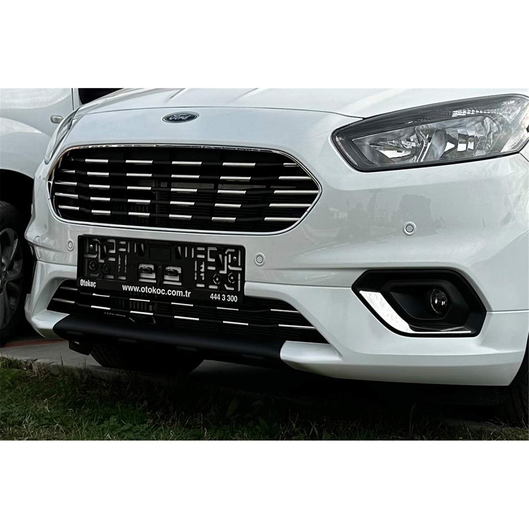 Ford Courier Ön Tampon Çıtası - Krom (12 Parça) | 2018-2023 Arası