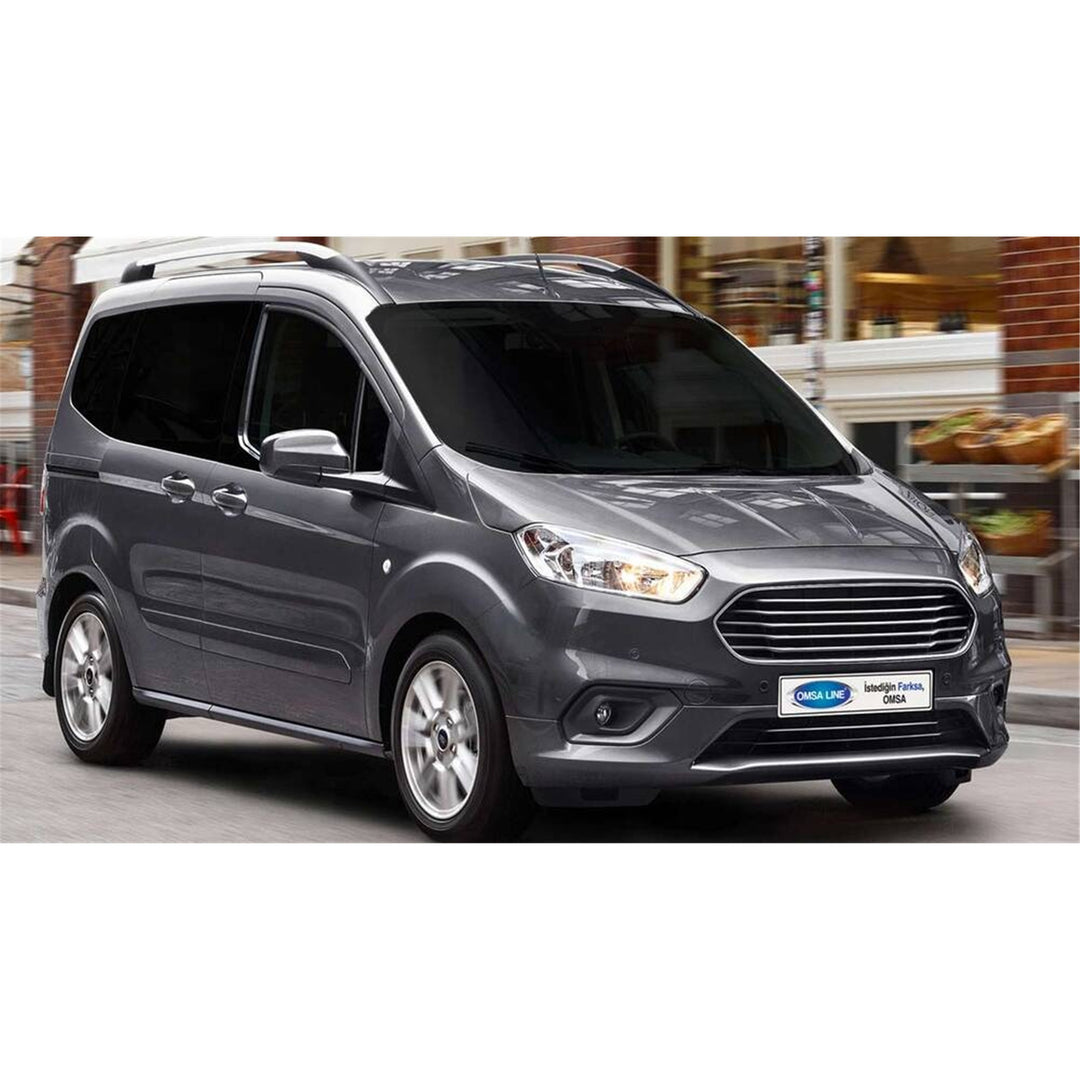 Ford Courier Ön Tampon Çıtası - Krom (2 Parça) | 2014-2018 Arası