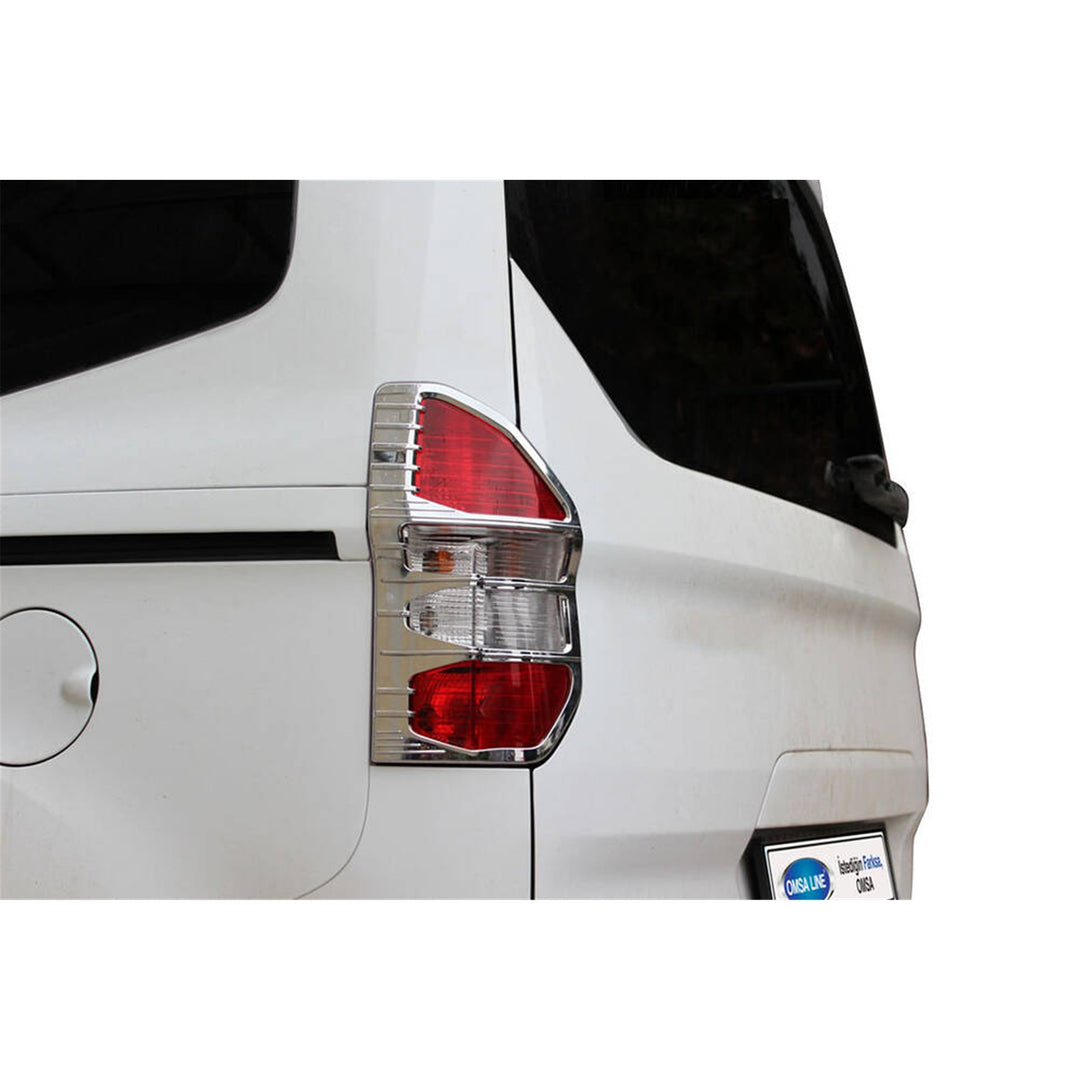 Ford Courier Stop Çerçevesi - ABS Krom (2 Parça) | 2014-2023 Arası