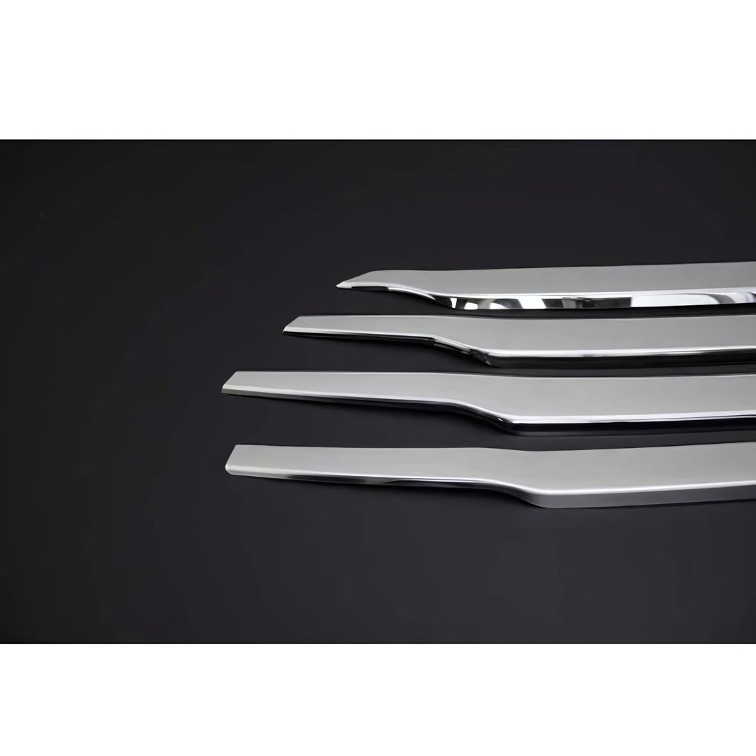 Ford Courier Ön Panjur - Krom, İnce Model (4 Parça) | 2014-2018 Arası