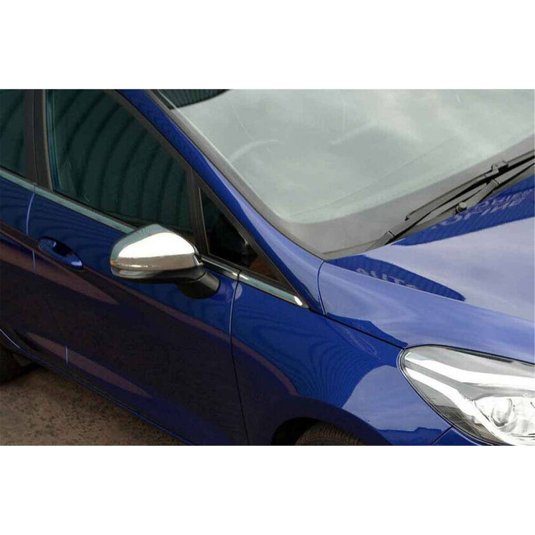 Ford Fiesta Ayna Kapağı Set - Krom | 2017 ve Sonrası, HB