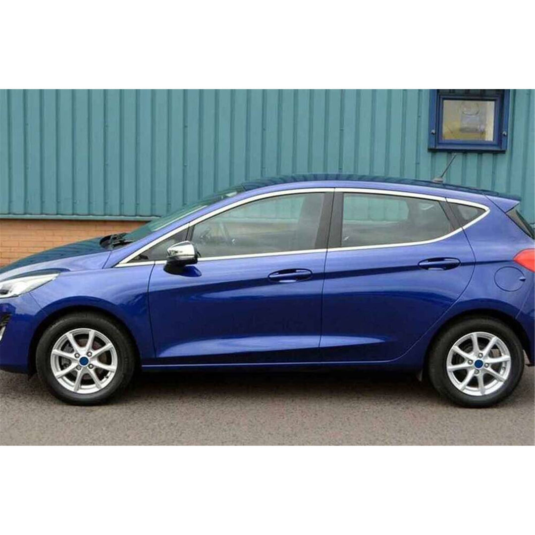 Ford Fiesta Cam Çerçevesi - Krom (16 Parça) | 2017 ve Sonrası, HB
