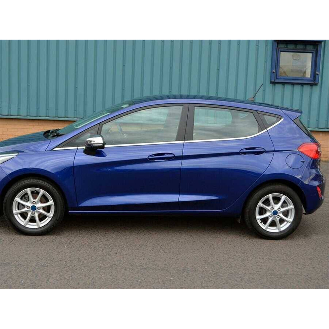 Ford Fiesta Cam Çıtası Alt - Krom (8 Parça) | 2017 ve Sonrası, HB