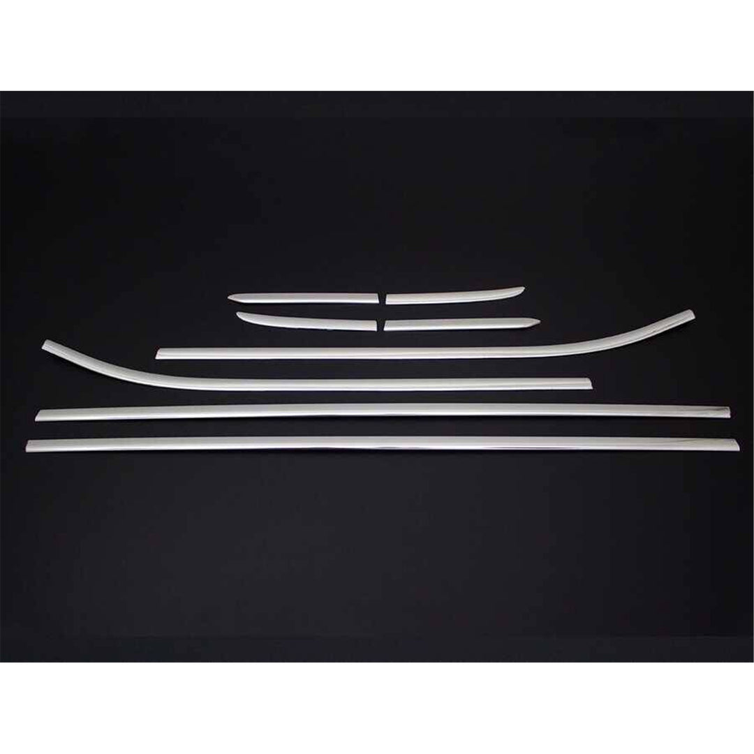 Ford Fiesta Cam Çıtası Alt - Krom (8 Parça) | 2017 ve Sonrası, HB