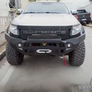 Ford Ranger Ön Tampon - Siyah, Karter Korumalı | 2011-2015 Arası