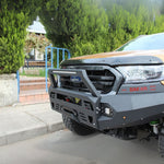 Resmi Galeri görüntüleyicisine yükleyin, Ford Ranger Ön Tampon - Siyah, Karter Korumalı | 2015-2022 Arası