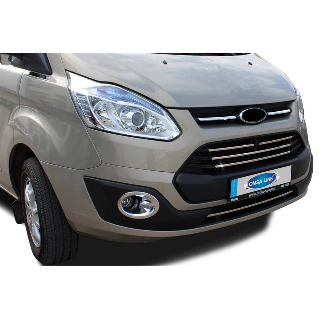 Ford Tourneo Custom Sis Far Çerçevesi - ABS Krom (2 Parça) | 2012-2018 Arası