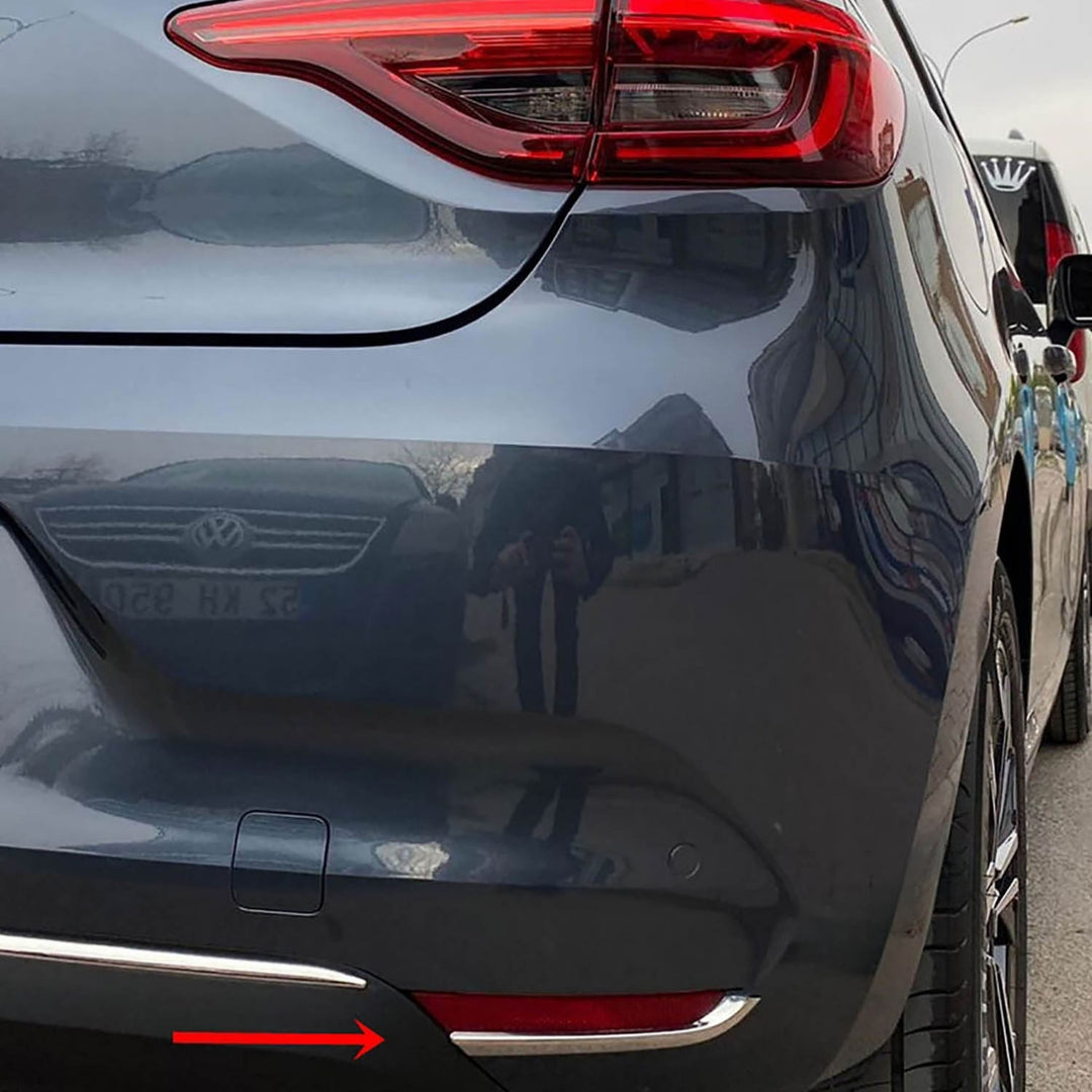 Renault Clio 5 Reflektör Çıtası - Krom (2 Parça) | 2019-2022 Arası, HB