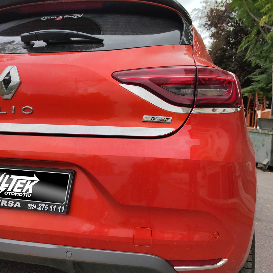 Renault Clio 5 Stop Alt Çıtası - Krom (4 Parça) | 2019 ve Sonrası, HB