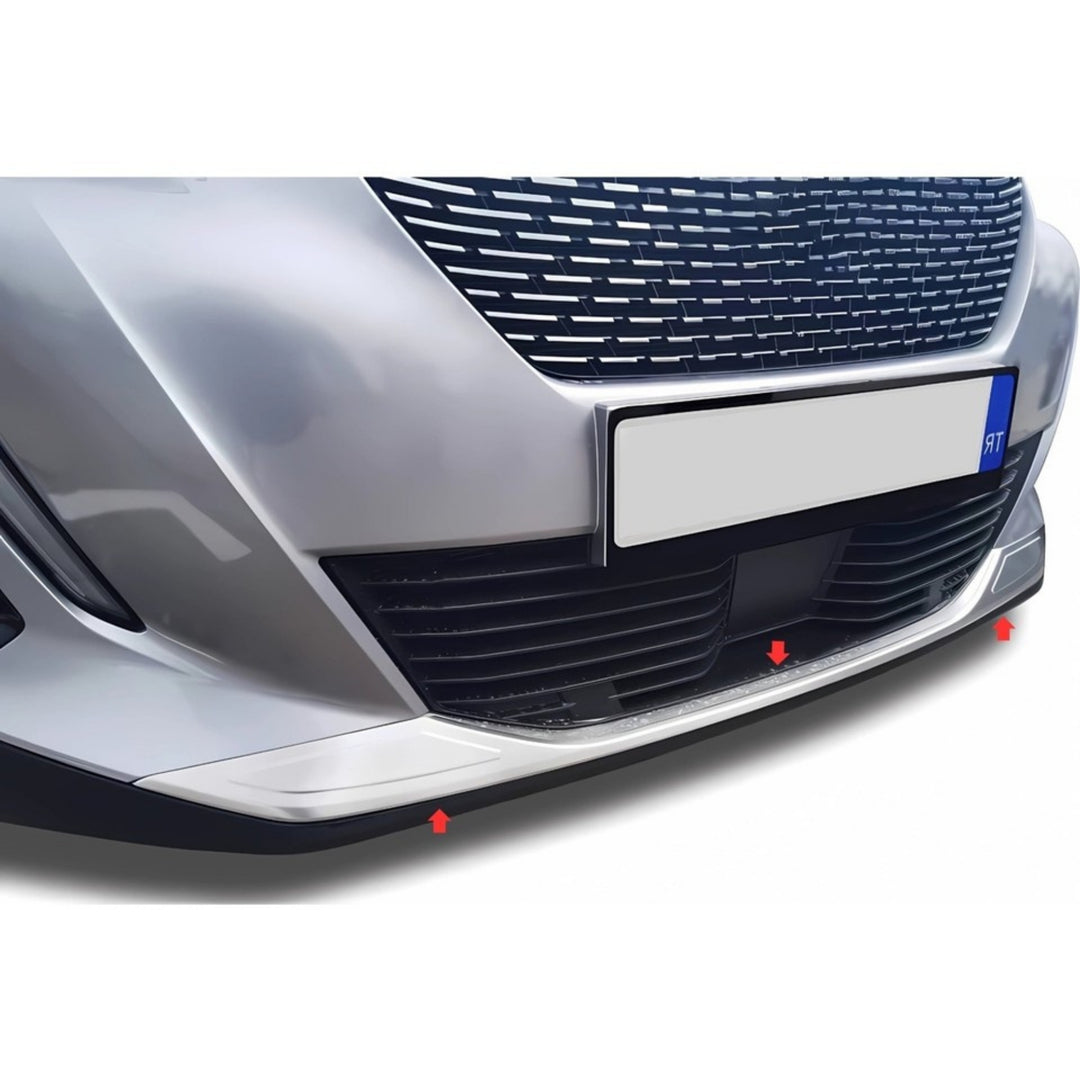 Peugeot 2008 Ön Tampon Ucu - Krom Taşlı | 2019-2023 Arası