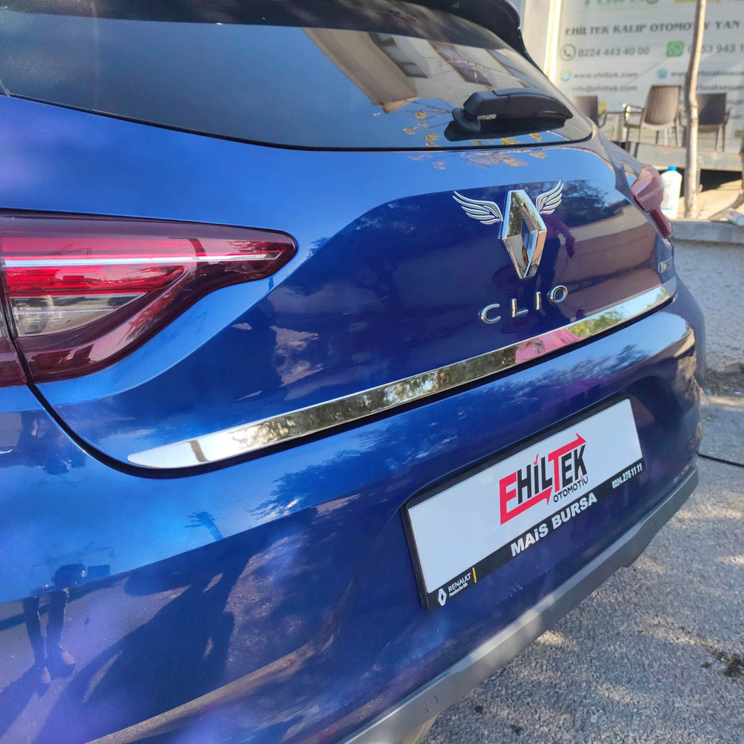 Renault Clio 5 Bagaj Alt Çıtası - Krom | 2019 ve Sonrası, HB