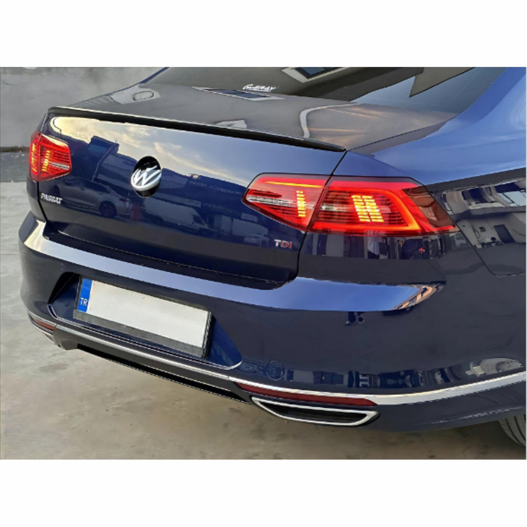 VW Passat B8 Arka Tampon Çıtası - Krom (3 Parça) | 2015 ve Sonrası, SD/SW