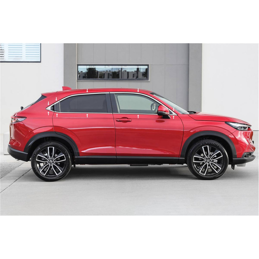 Honda HR-V Cam Çerçevesi - Krom (20 Parça) | 2021 ve Sonrası