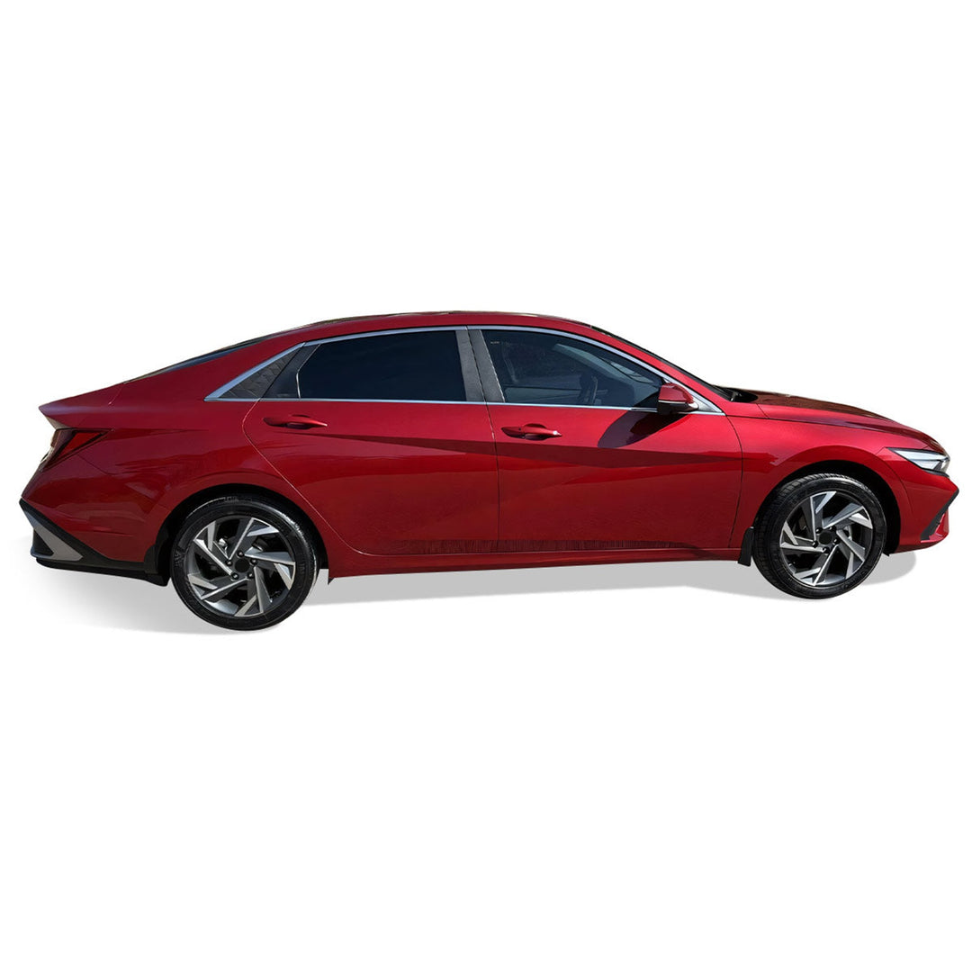 Hyundai Elantra Cam Çerçevesi - Krom (12 Parça) | 2020 ve Sonrası, SD