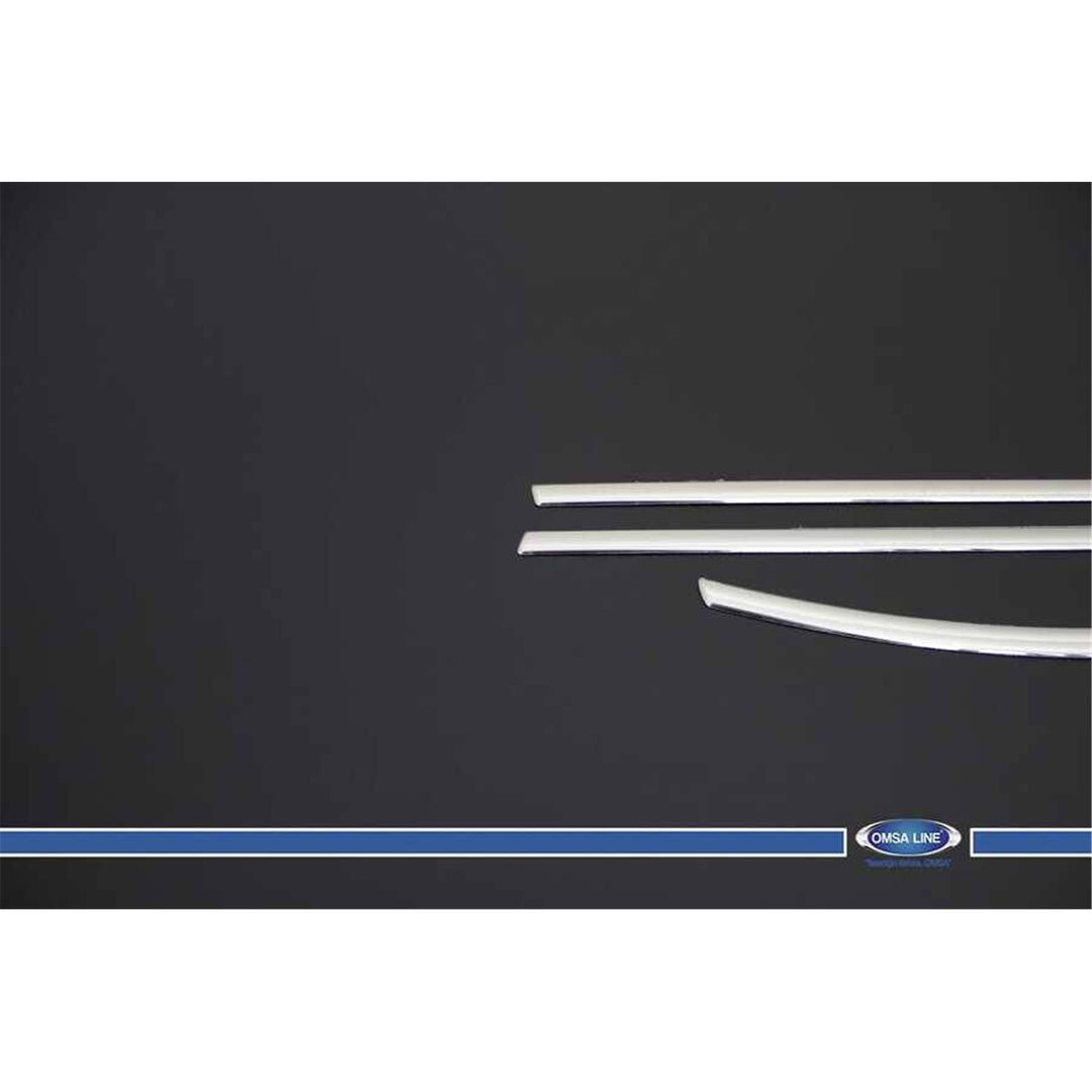 Hyundai i10 Cam Çıtası Alt - Krom (8 Parça) | 2013-2017 Arası, HB