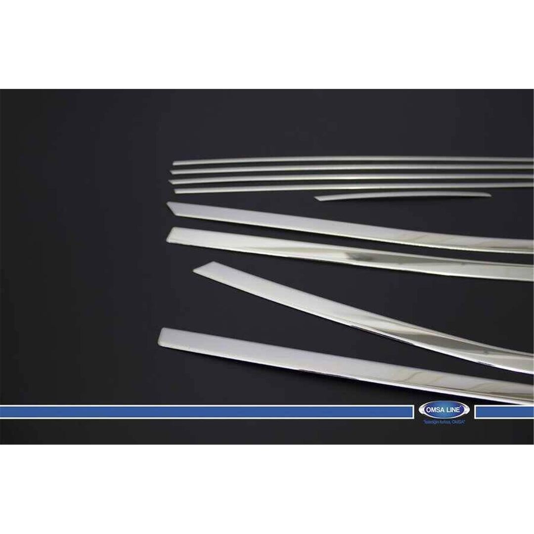 Hyundai i20 Cam Çerçevesi - Krom (10 Parça) | 2014-2020 Arası, HB