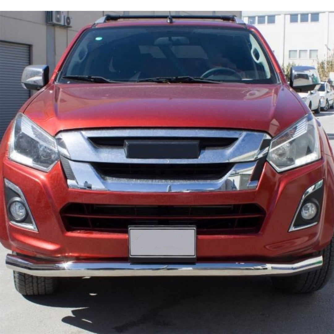 Isuzu D-Max Ön Koruma - Krom, Texas, Çap:76 | 2012-2020 Arası