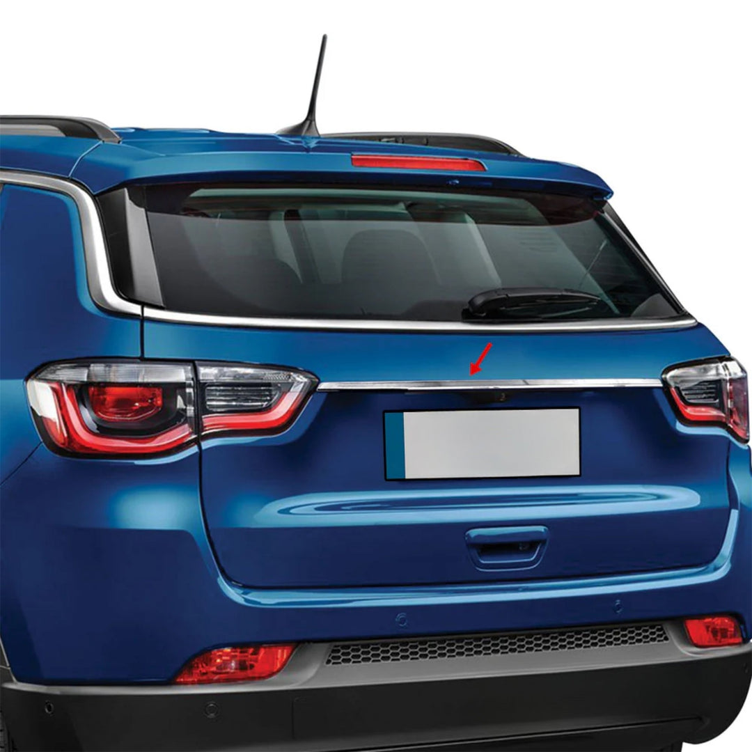 Jeep Compass Bagaj Çıtası - Krom, Plaka Üstü | 2017 ve Sonrası