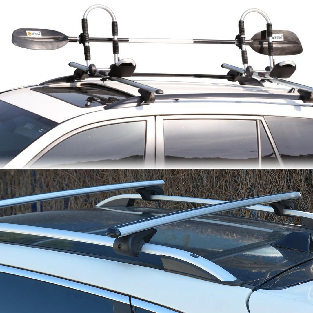 Opel Combo D Ara Atkı Gri- Bold Bar v1 (2 Parça) | 2011-2018 Arası