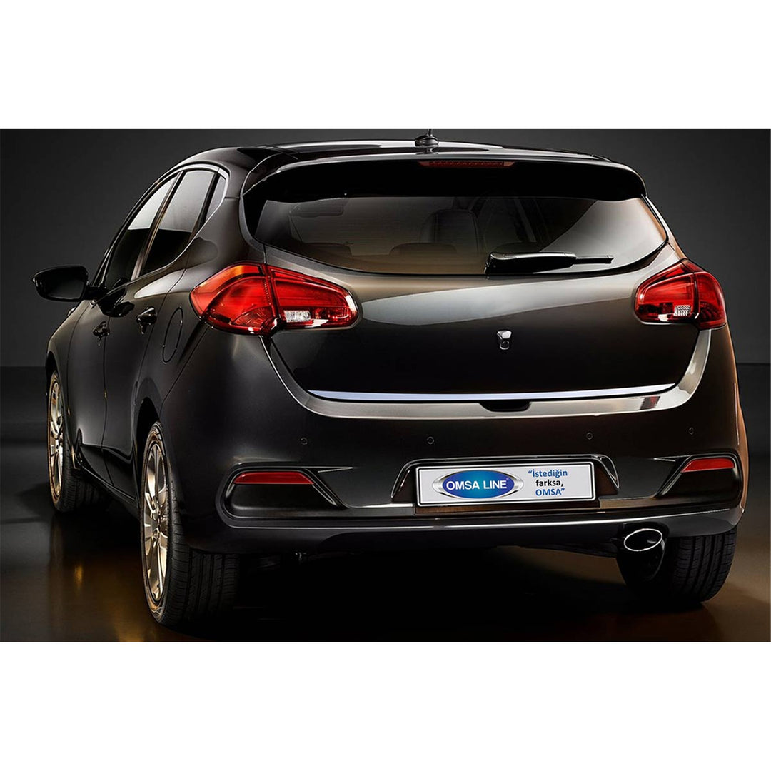 Kia Ceed Bagaj Alt Çıtası - Krom | 2012-2018 Arası, HB