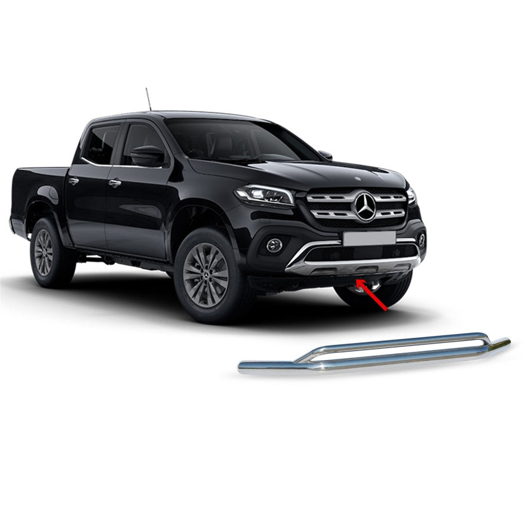 Mercedes X-Class Ön Koruma - Siyah, Vegas, Çap:76/42 | 2017 ve Sonrası