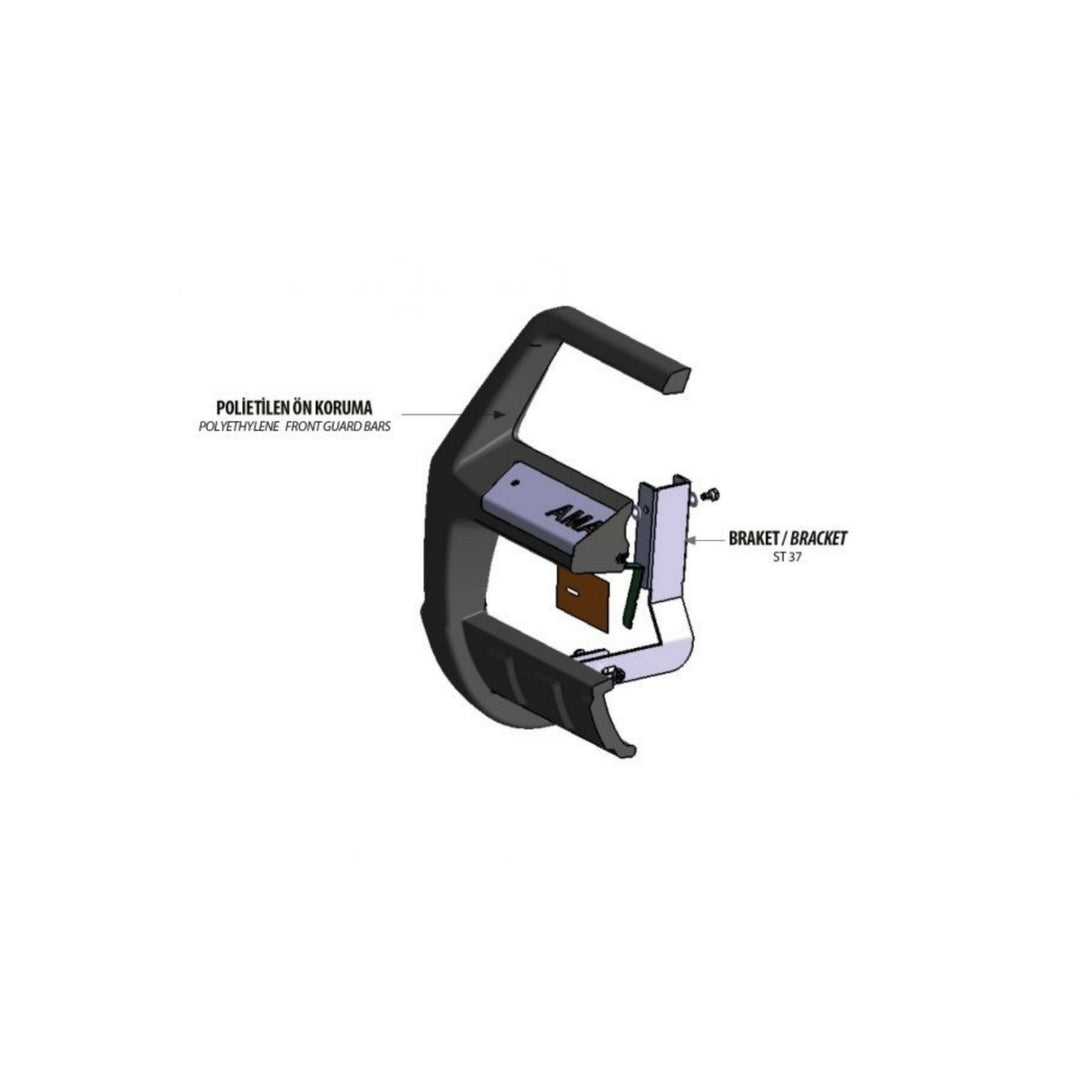 Mitsubishi L200 Ön Koruma - Jaguar | 2006 ve Sonrası