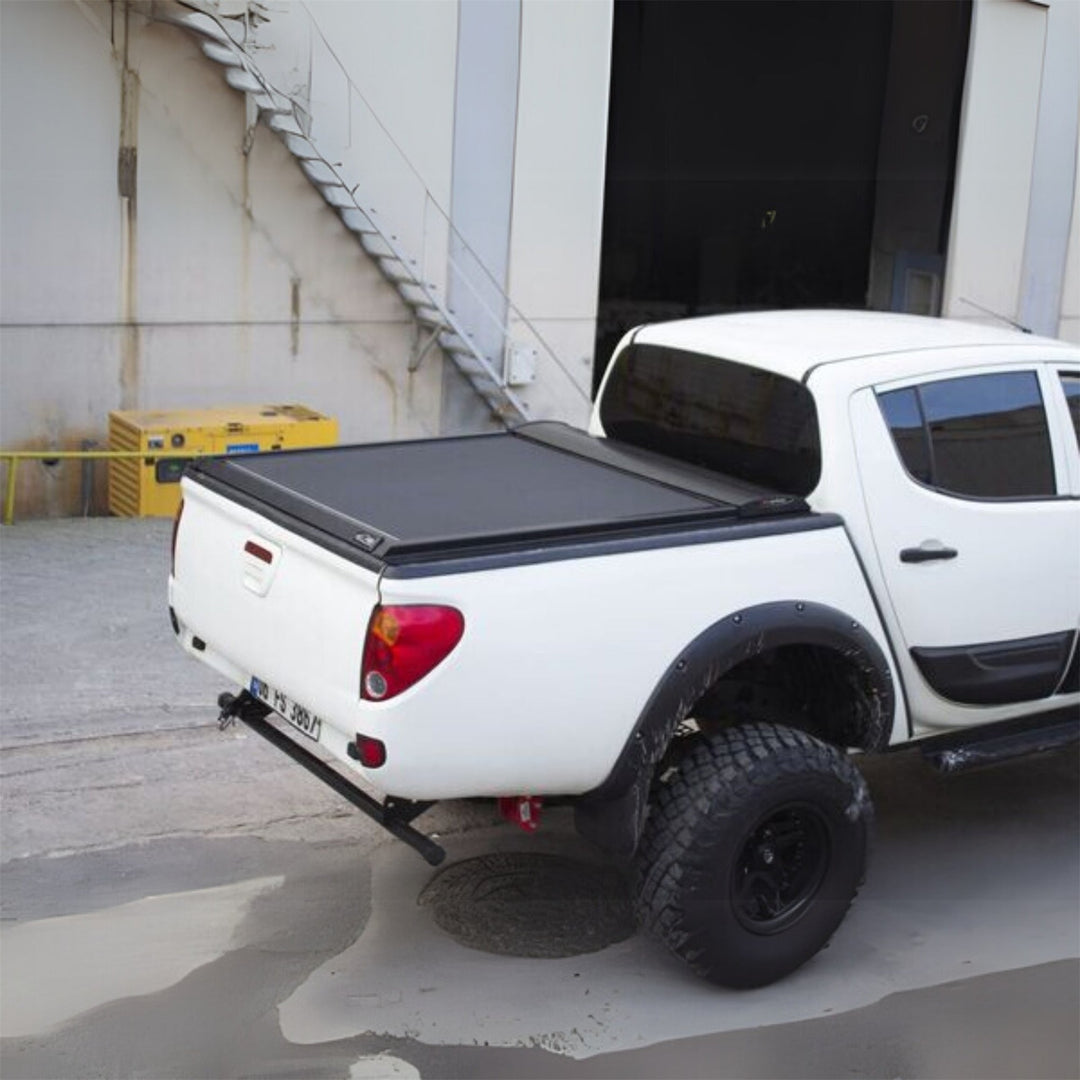 Mitsubishi L200 Sürgülü Bagaj Kapama - Siyah, Düz Kasa, Omback | 2010-2015 Arası