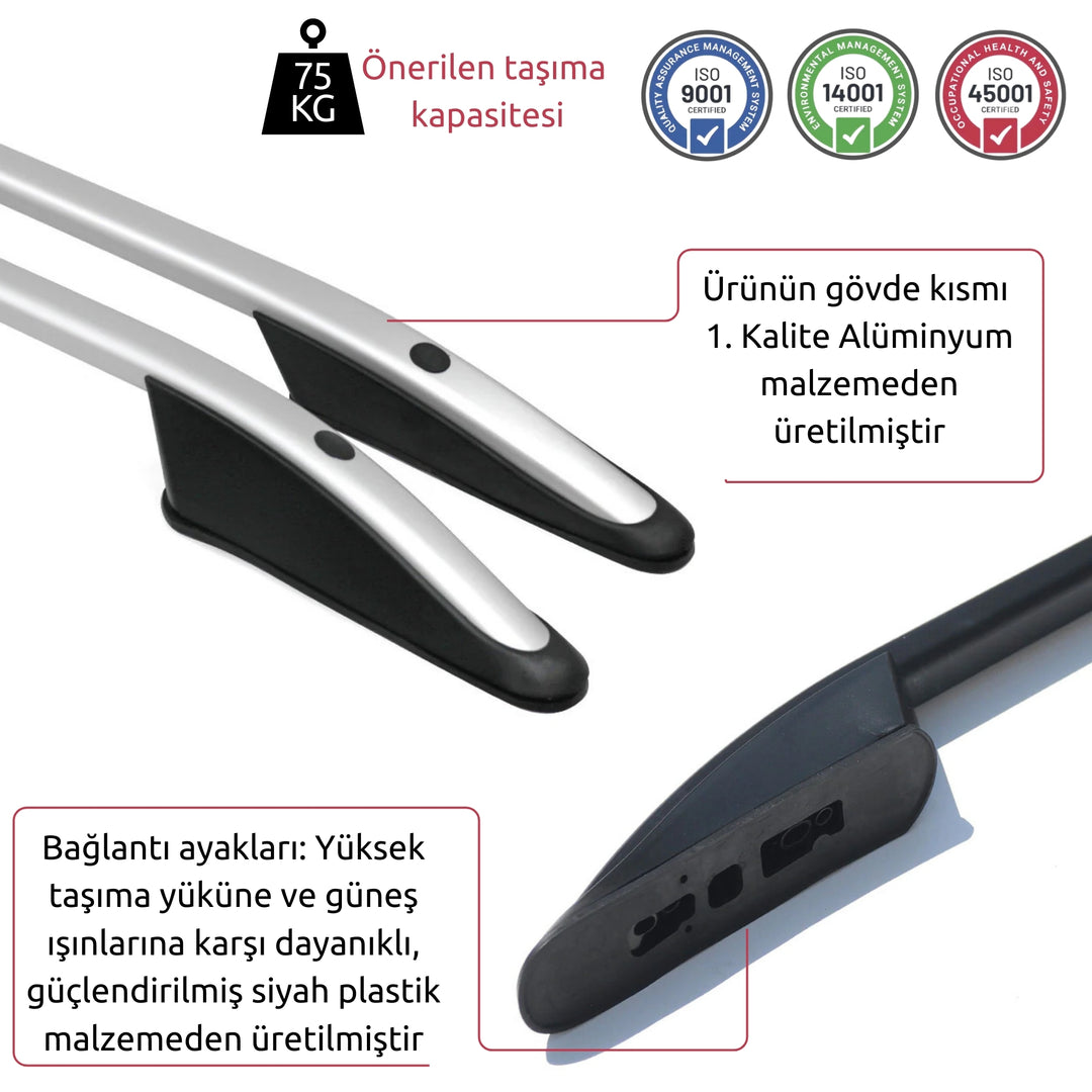 Mitsubishi ASX Tavan Çıtası - Gri, Elegance | 2010 ve Sonrası