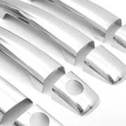 Peugeot Partner Tepee Kapı Kolu - Krom, 4 Kapı, Tek Sürgülü Kapı için (8 Parça) | 2016-2018 Arası