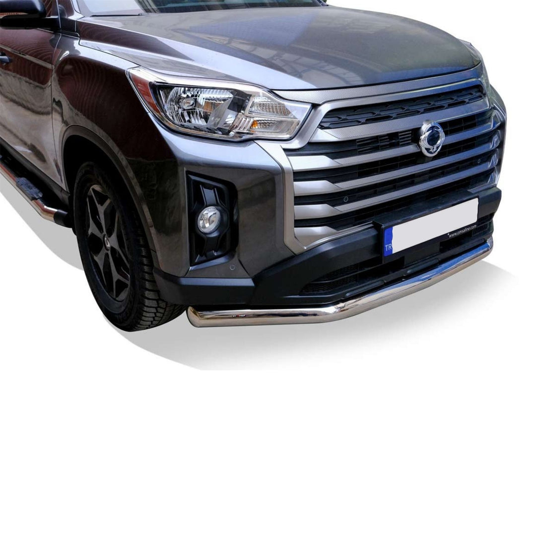 SsangYong Musso Ön Koruma - Krom, Texas, Çap:76 | 2018 ve Sonrası
