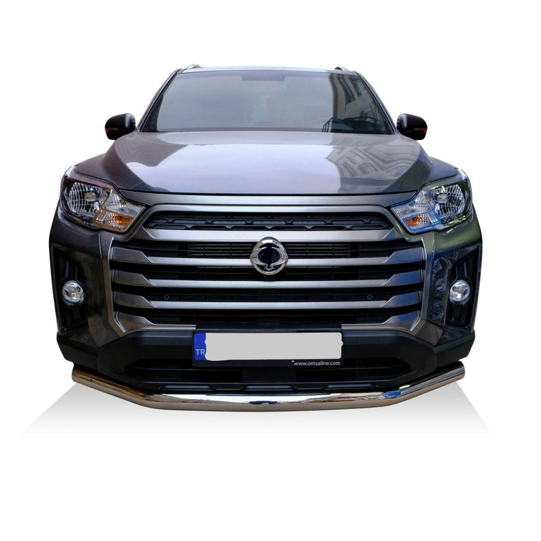 SsangYong Musso Ön Koruma - Krom, Texas, Çap:76 | 2018 ve Sonrası