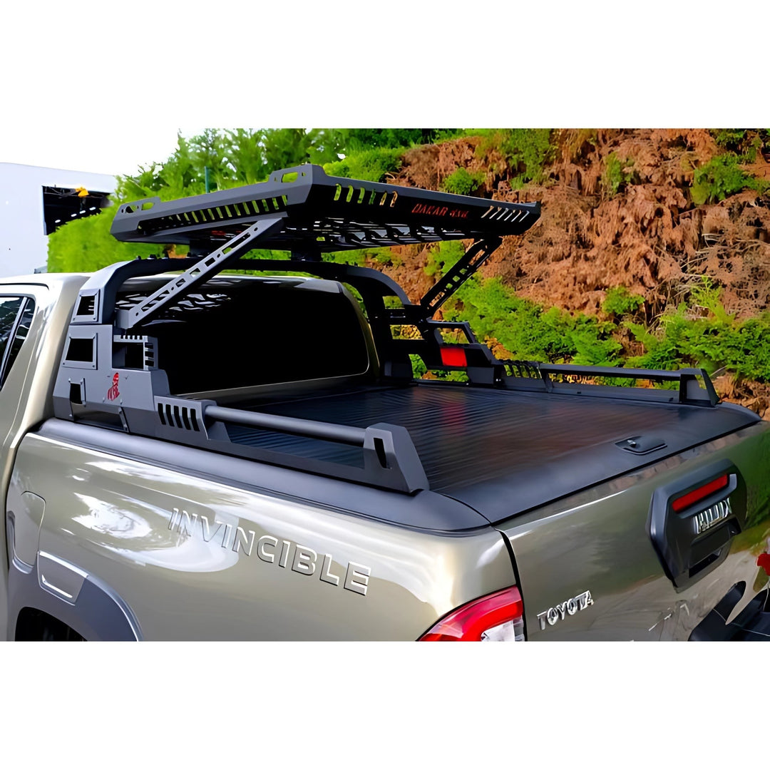 Toyota Hilux Roll Bar - Sepetli, Siyah, Orijinal Sürgülü İçin, Dakar | 2020 ve Sonrası