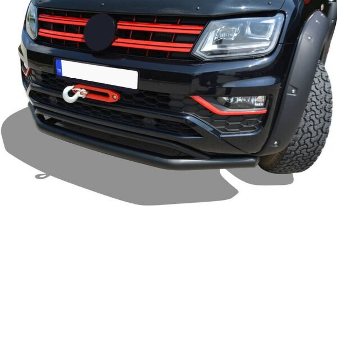 VW Amarok Ön Koruma - Siyah, Vegas, Çap:76/42 | 2016-2021 Arası