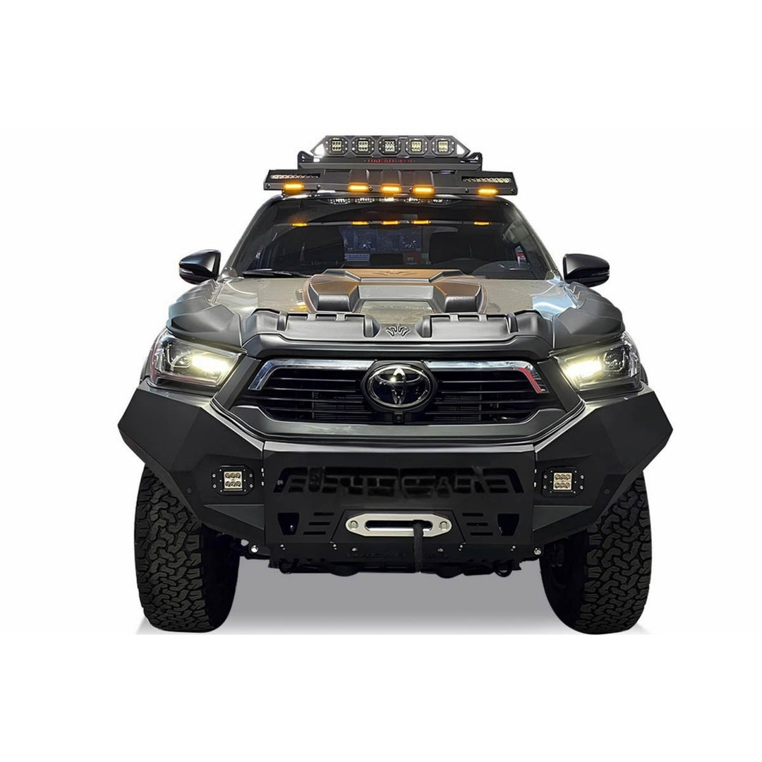 VW Amarok Ön Tampon - Siyah, Led Barlı | 2010-2021 Arası