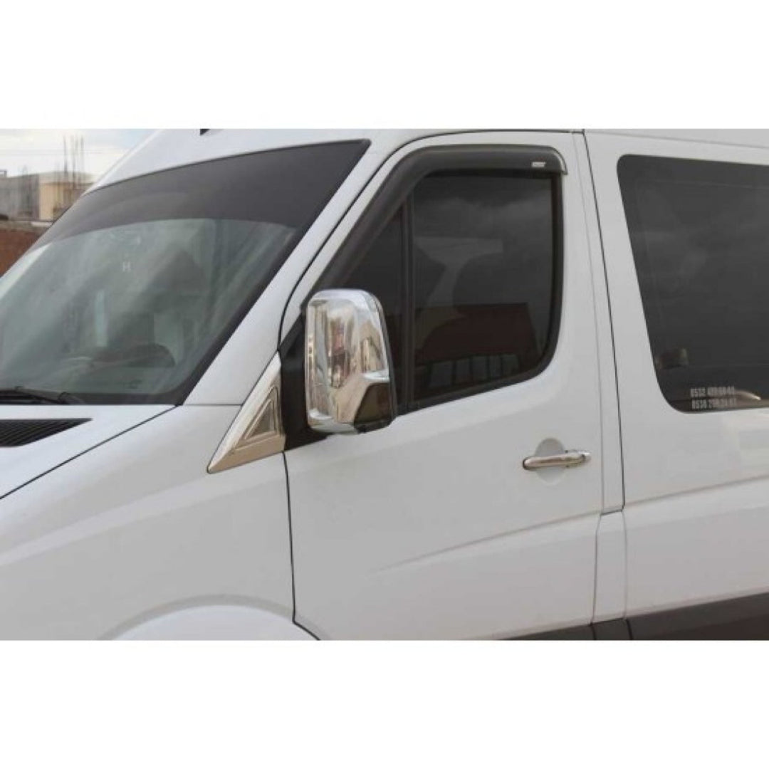 VW Crafter Ayna Kapağı Üçgen - Krom (2 Parça) | 2006-2017 Arası