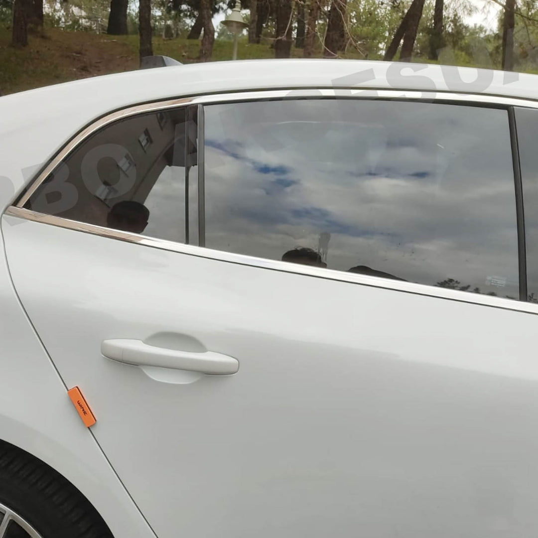 Renault Megane 4 Cam Çerçevesi - Krom (12 Parça) | 2016 ve Sonrası, SD