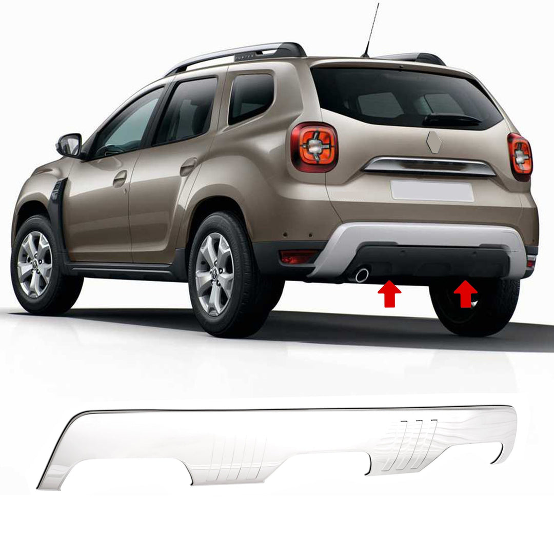 Dacia Duster Difüzör - Krom | 2018-2024 Arası