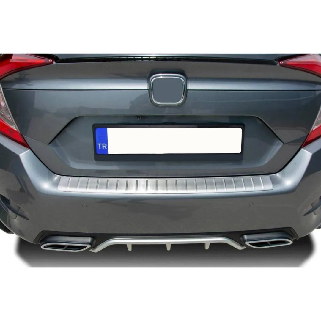 Honda Civic Arka Tampon Eşiği - Krom | 2016-2021 Arası, SD