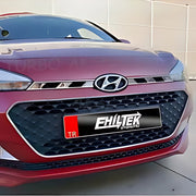 Hyundai i20 Ön Tampon Çerçevesi - Krom (2 Parça) | 2014-2017 Arası, HB