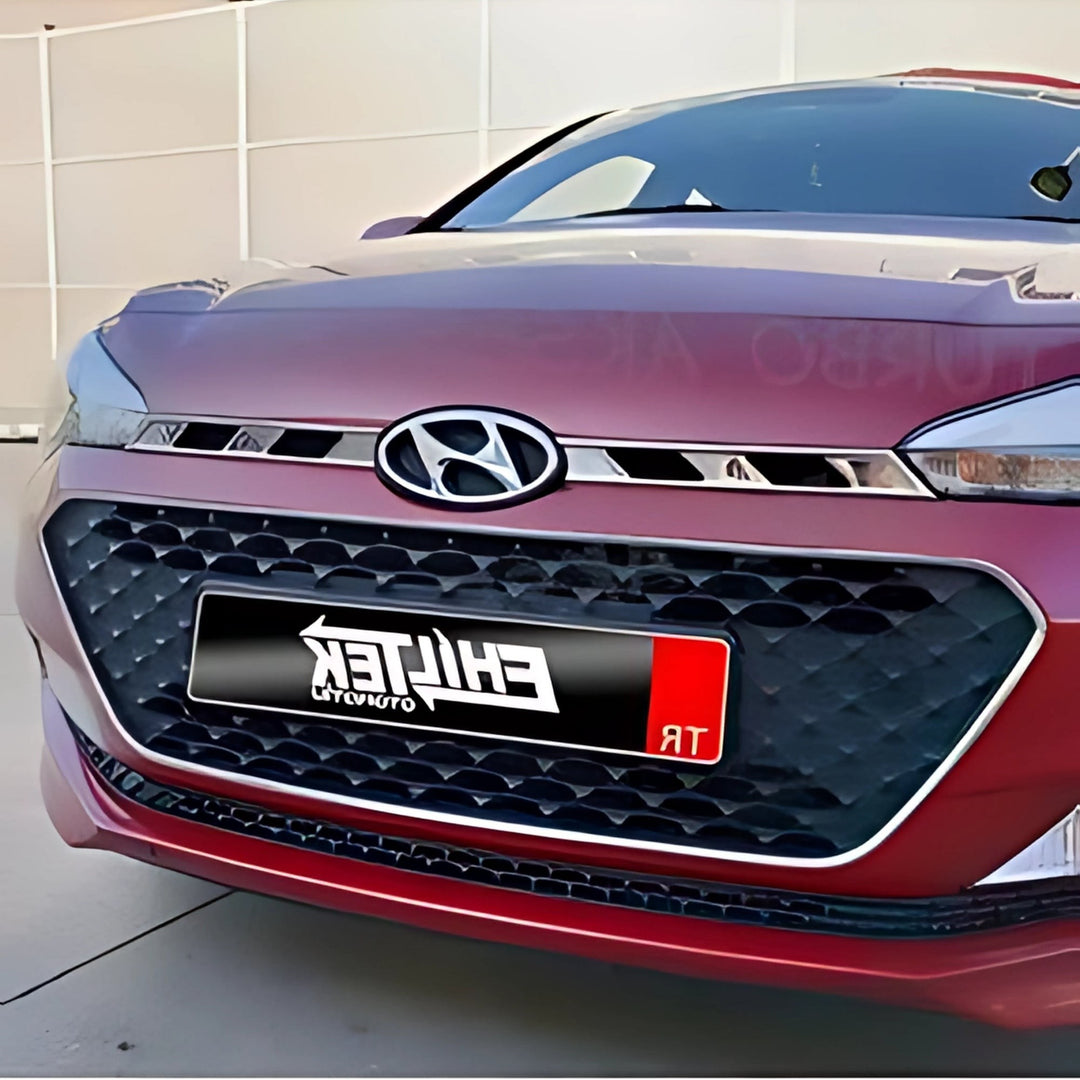 Hyundai i20 Ön Tampon Çerçevesi - Krom (2 Parça) | 2014-2017 Arası, HB