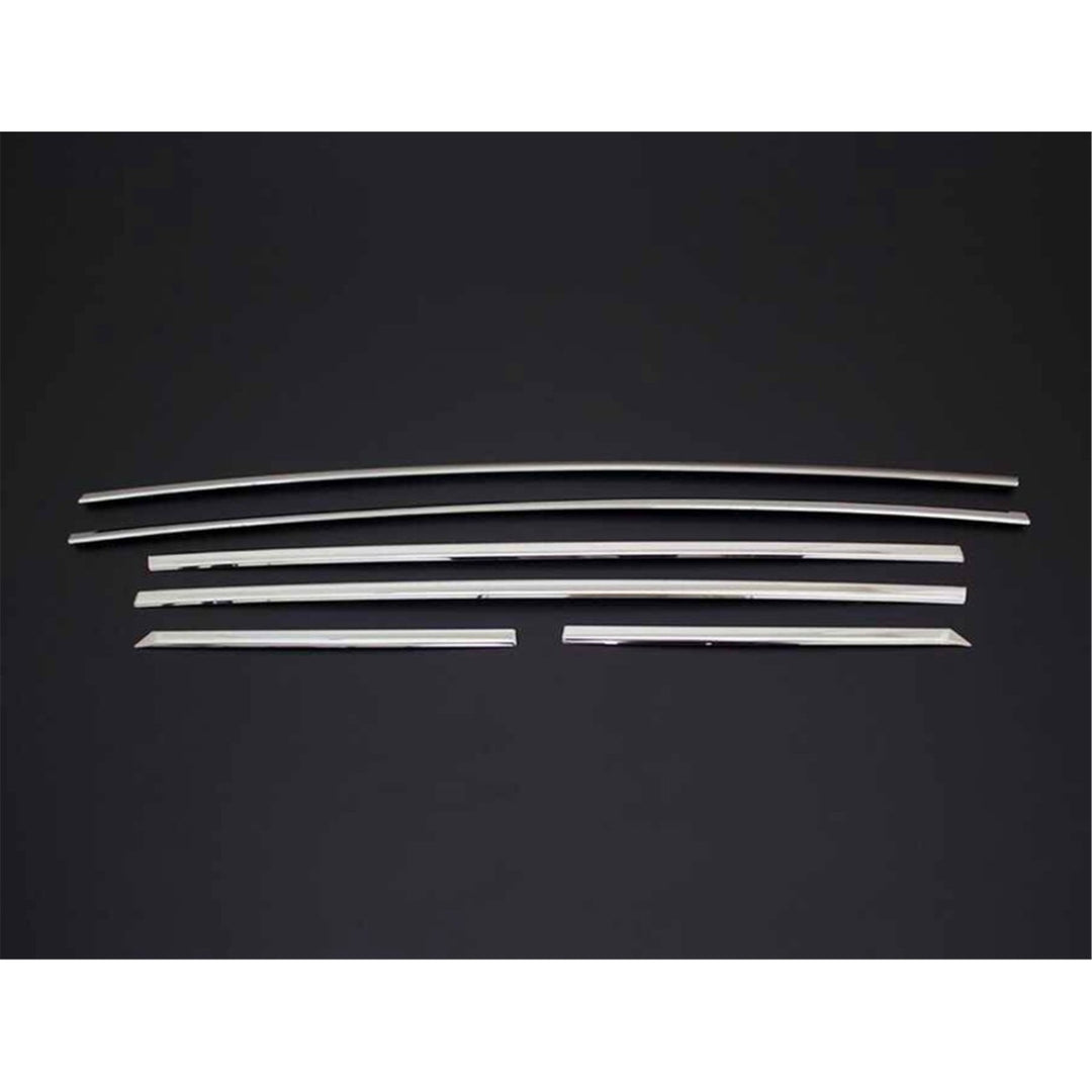 Peugeot 2008 Cam Çıtası Alt - Krom (6 Parça) | 2020 ve Sonrası