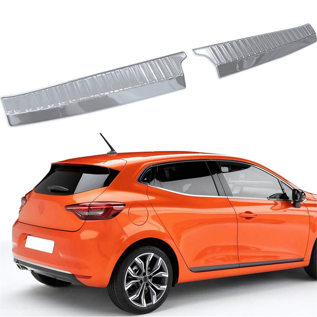 Renault Clio 5 Bagaj İç Eşiği - Krom (2 Parça) | 2019 ve Sonrası, HB