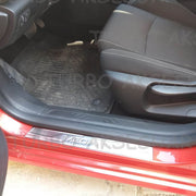 Renault Megane 4 Kapı Eşiği 4 Parça - Krom Taşlı | 2016 ve Sonrası, HB/SD