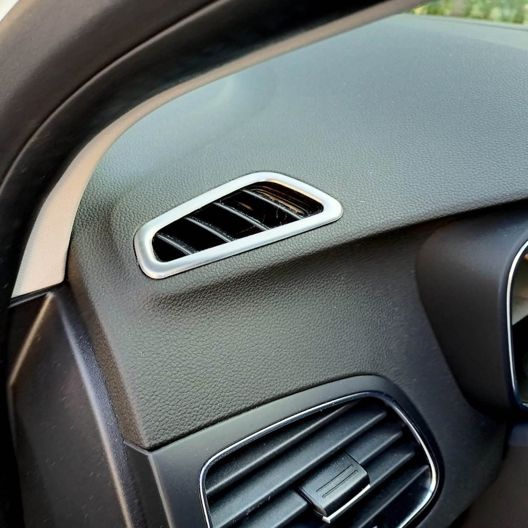 Renault Megane 4 Kokpit & Kapı Hoparlör Çıtası - Krom Taşlı (4 Parça) | 2016 ve Sonrası, HB/SD