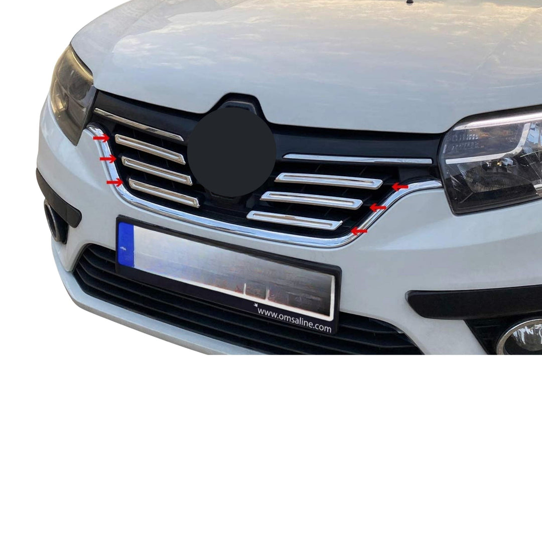 Renault Symbol Ön Panjur - Krom (6 Parça) | 2017 ve Sonrası, SD