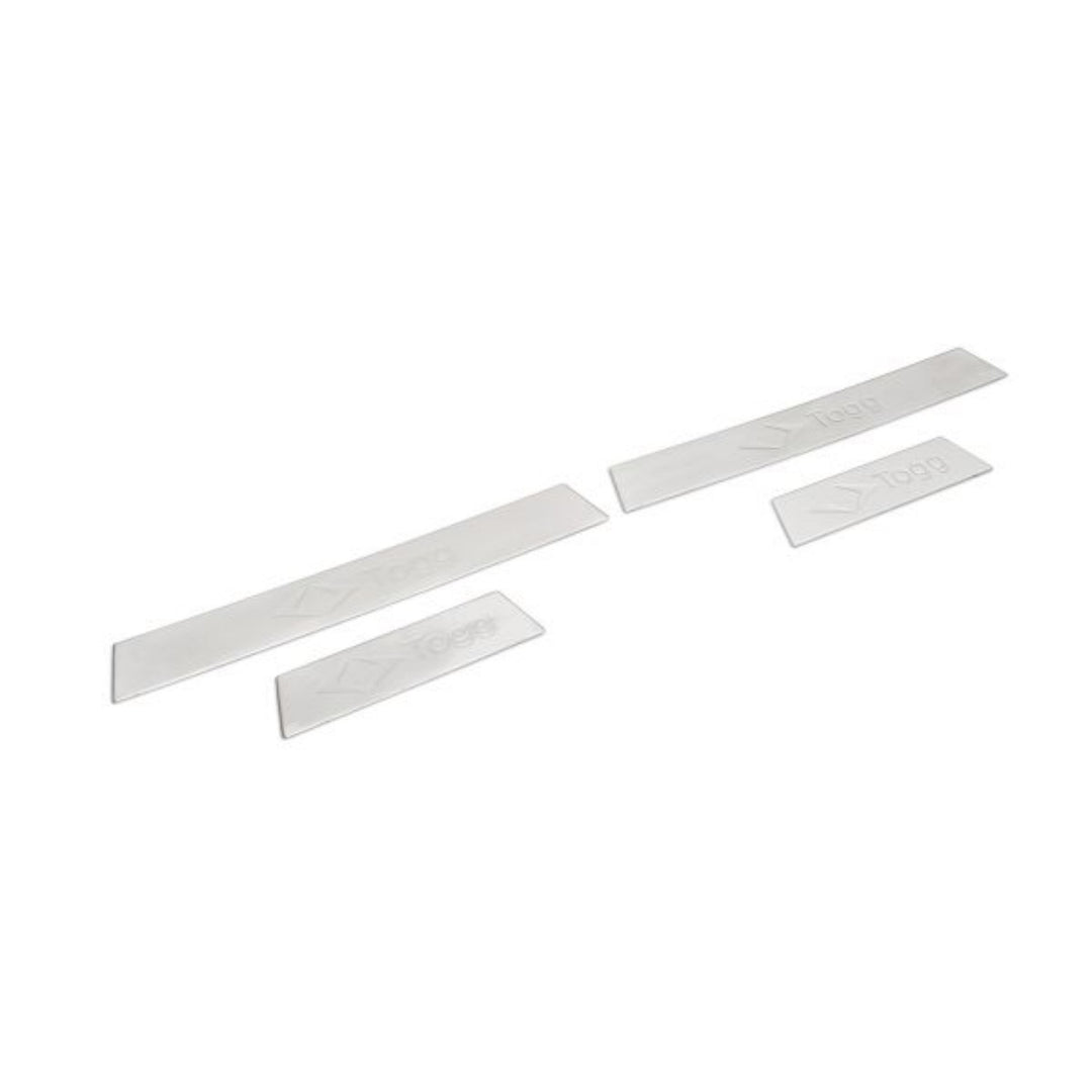 TOGG T10X Kapı Eşiği 4 Parça - Krom Taşlı | 2023 ve Sonrası