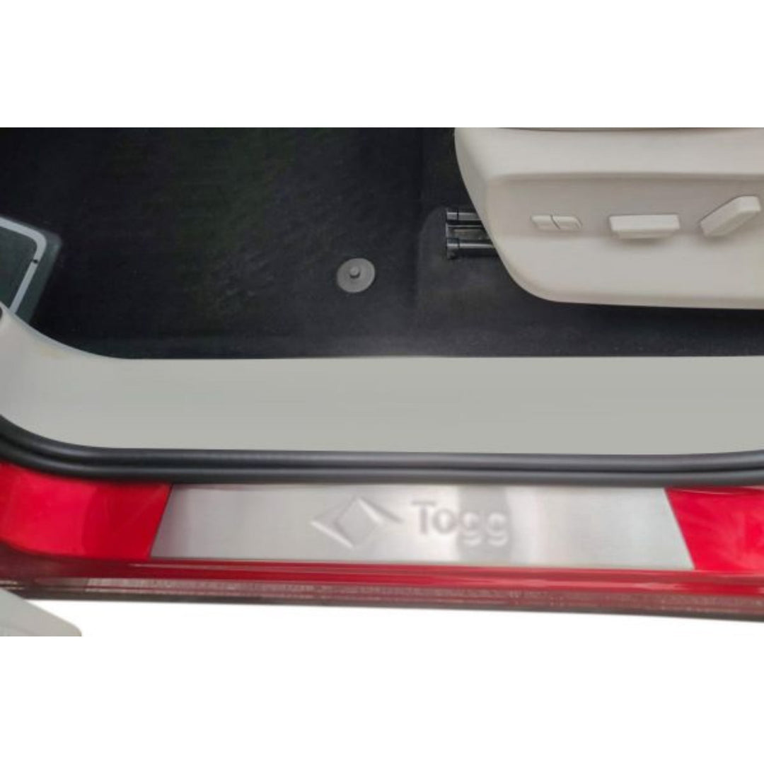 TOGG T10X Kapı Eşiği 4 Parça - Krom Taşlı | 2023 ve Sonrası
