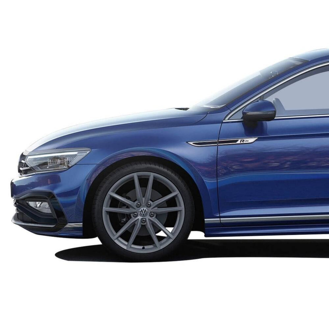 VW Passat B8 Çamurluk Çıtası - Krom+Plastik, Siyah, R-Line (4 Parça) | 2015 ve Sonrası, SD